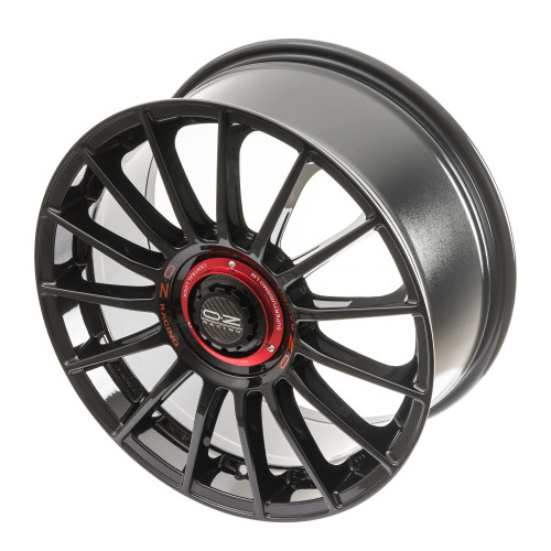 OZ RACING SUPERTURISMO EVOLUZIONE GLOSS BLACK + RED LETTERING