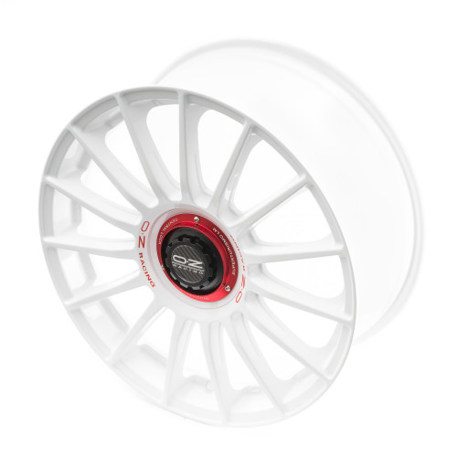 OZ RACING SUPERTURISMO EVOLUZIONE WRC RACE WHITE + RED LETTERING