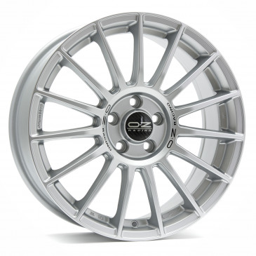 OZ RACING SUPERTURISMO LM MATT RACE SILVER + BLACK LETTER.