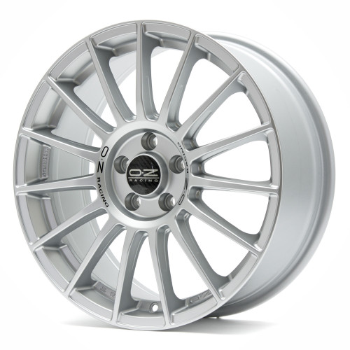 OZ RACING SUPERTURISMO LM MATT RACE SILVER + BLACK LETTER.