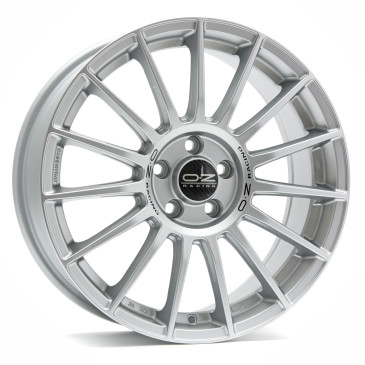 OZ RACING SUPERTURISMO LM MATT RACE SILVER + BLACK LETTER.