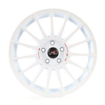 OZ RACING SUPERTURISMO TGR-WRT RACE WHITE + RED LETTERING
