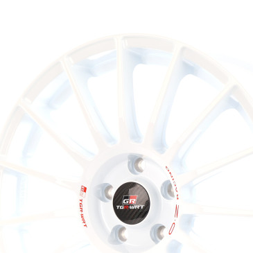 OZ RACING SUPERTURISMO TGR-WRT RACE WHITE + RED LETTERING
