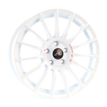 OZ RACING SUPERTURISMO TGR-WRT RACE WHITE + RED LETTERING