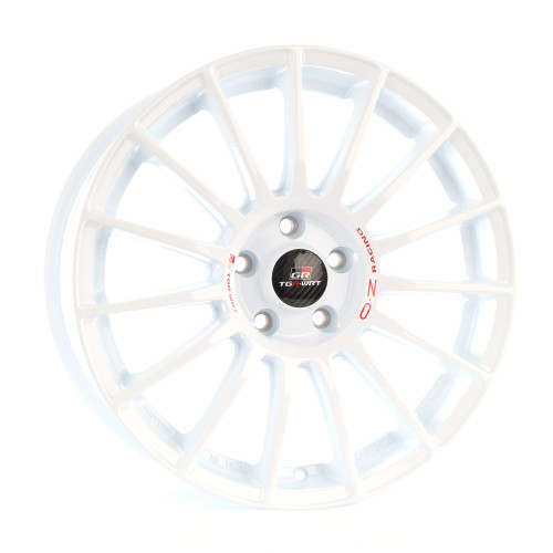 OZ RACING SUPERTURISMO TGR-WRT RACE WHITE + RED LETTERING
