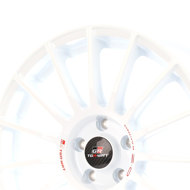 OZ RACING SUPERTURISMO TGR-WRT RACE WHITE + RED LETTERING