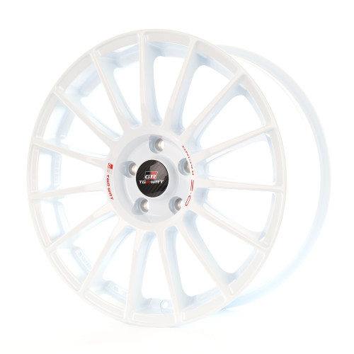 OZ RACING SUPERTURISMO TGR-WRT RACE WHITE + RED LETTERING