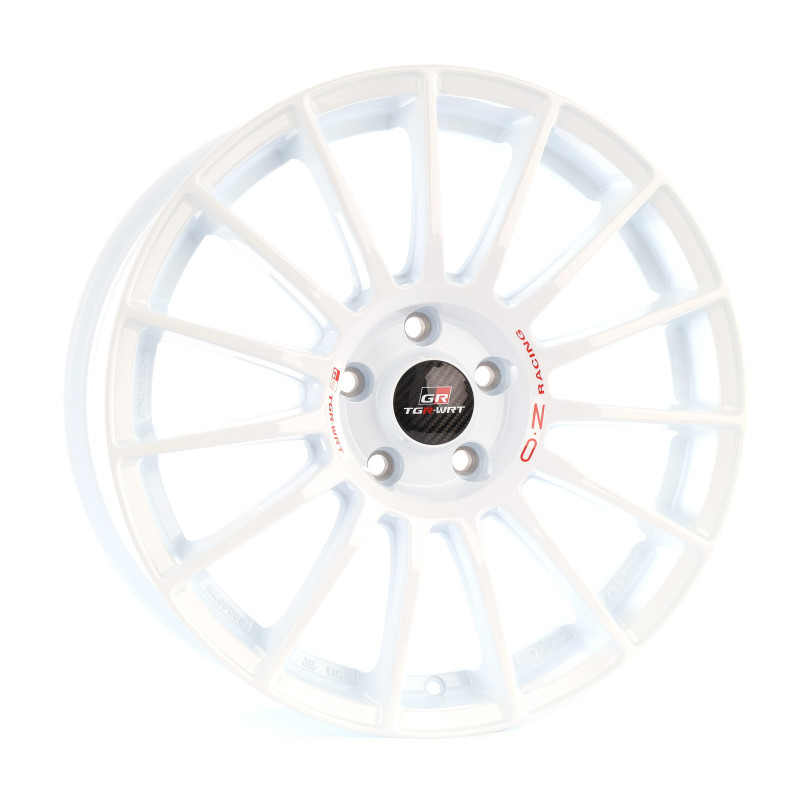 OZ RACING SUPERTURISMO TGR-WRT RACE WHITE + RED LETTERING