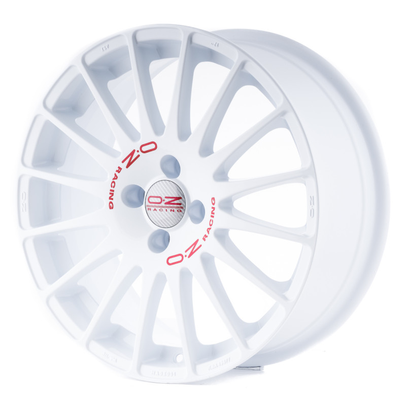 OZ RACING SUPERTURISMO WRC RACE WHITE + RED LETTERING