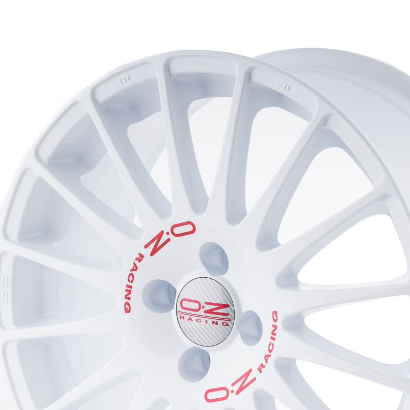 OZ RACING SUPERTURISMO WRC race blanc + rouge lettering | velonity.fr