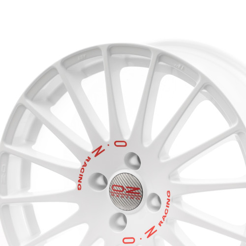 OZ RACING SUPERTURISMO WRC RACE WHITE + RED LETTERING