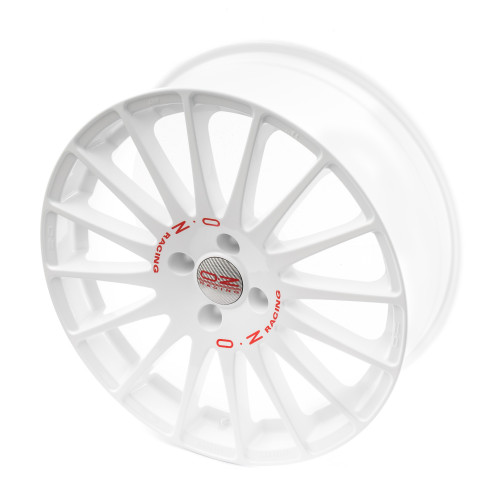 OZ RACING SUPERTURISMO WRC RACE WHITE + RED LETTERING