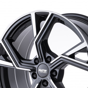 Platin Wheels P 100 black polished