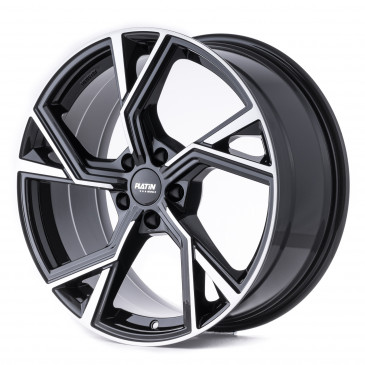 Platin Wheels P 100 black polished