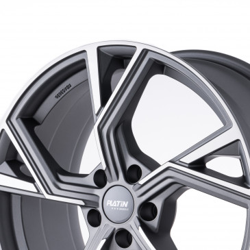 Platin Wheels P 100 matt anthr. pol