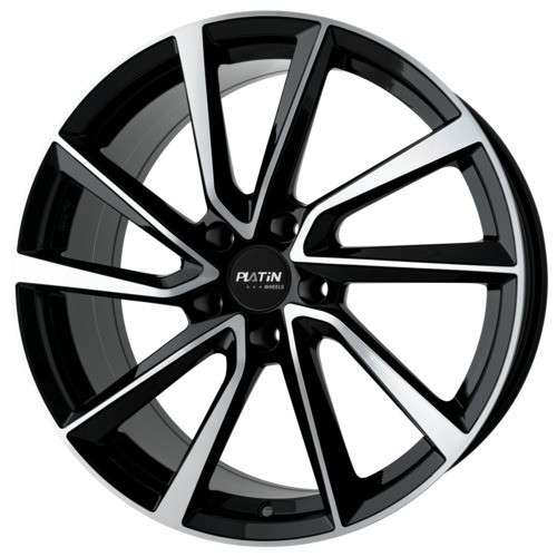 Platin Wheels P 101 schwarz poliert