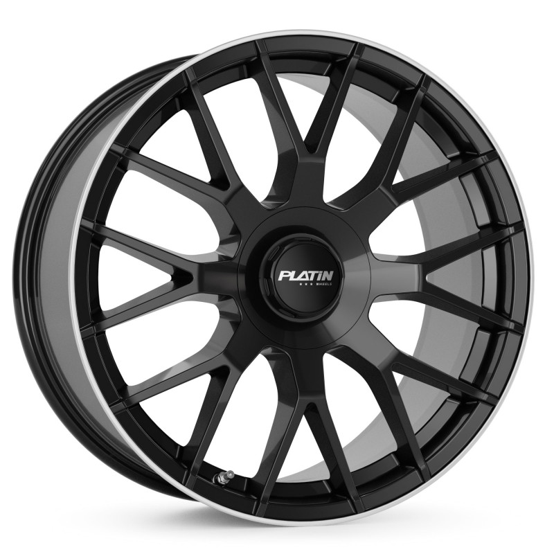 Platin Wheels P 108 black lip polished