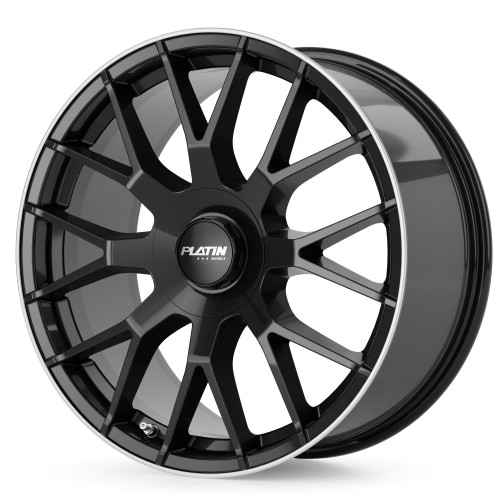 Platin Wheels P 108 black lip polished