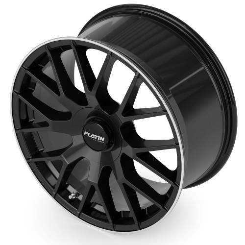 Platin Wheels P 108 black lip polished