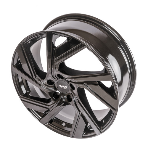 Platin Wheels P 114 schwarz poliert