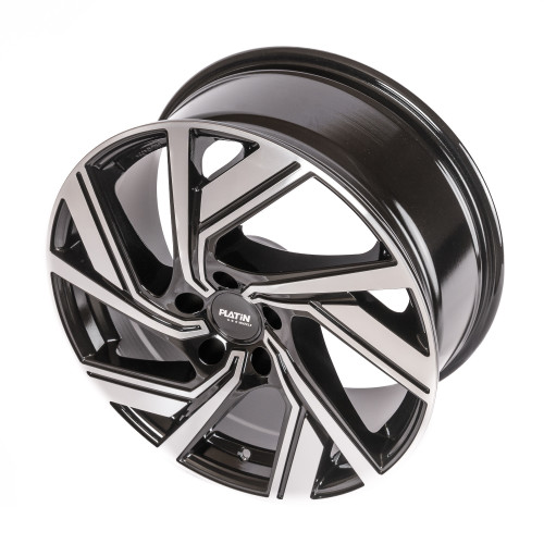 Platin Wheels P 114 schwarz poliert