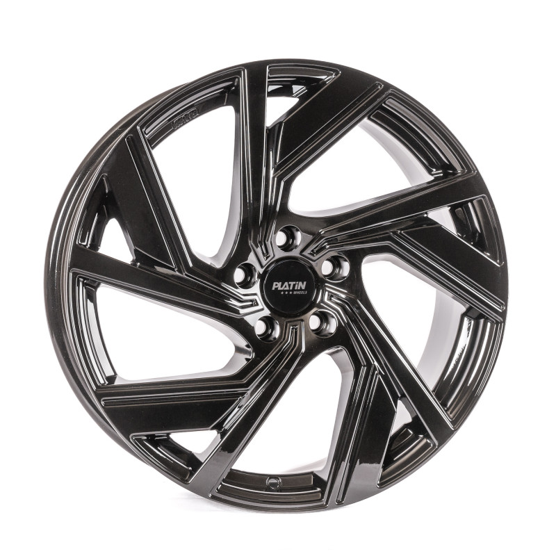 Platin Wheels P 114 schwarz poliert