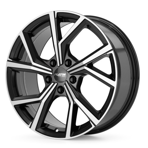 Platin Wheels P 115 schwarz poliert