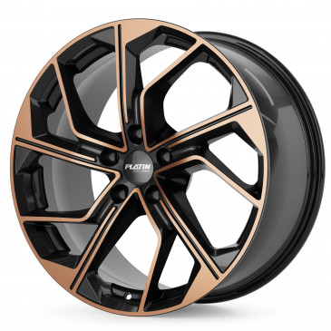 Platin Wheels P 116 black copper poliert