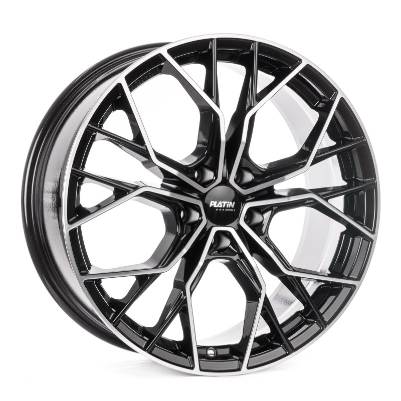 Platin Wheels P 118 schwarz poliert