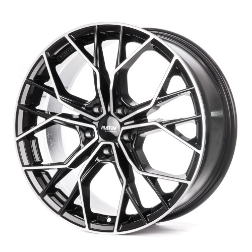 Platin Wheels P 118 schwarz poliert