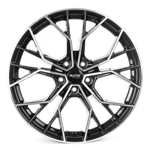 Platin Wheels P 118 schwarz poliert