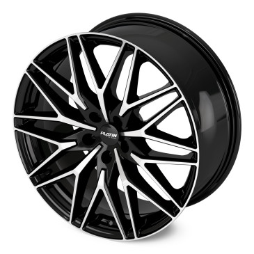 Platin Wheels P 123 black polished