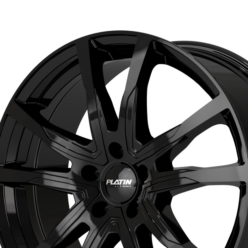 Platin Wheels P 124 black glossy