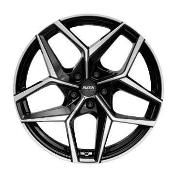 Platin Wheels P 128 black polished