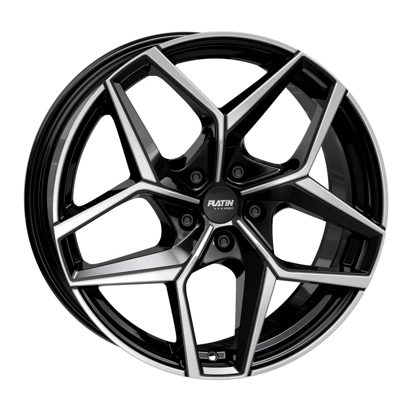 Platin Wheels P 128 black polished