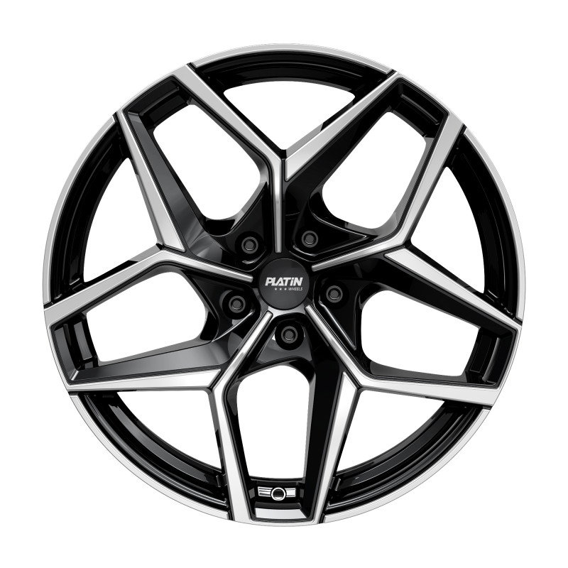 Platin Wheels P 128 black polished