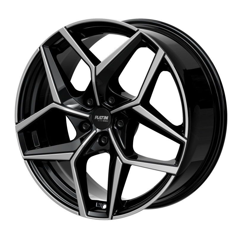 Platin Wheels P 128 black polished