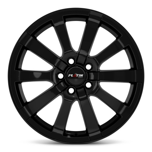 Platin Wheels P 58 schwarz