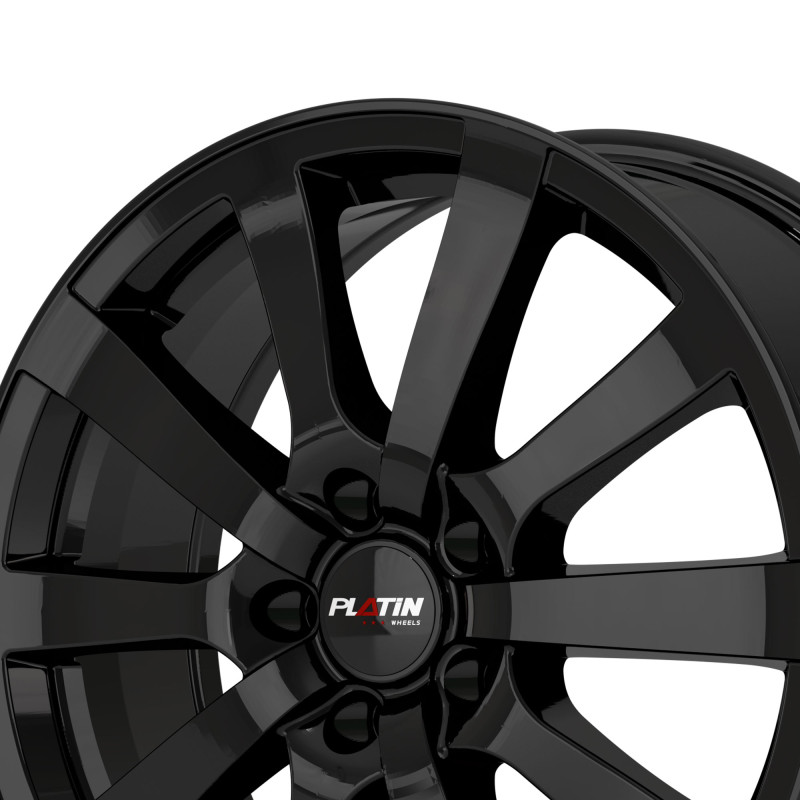 Platin Wheels P 58 schwarz