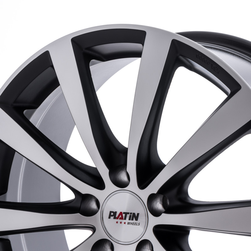 Platin Wheels P 66 schwarz poliert