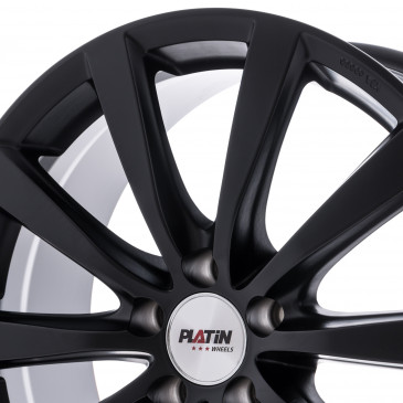 Platin Wheels P 66 schwarz matt