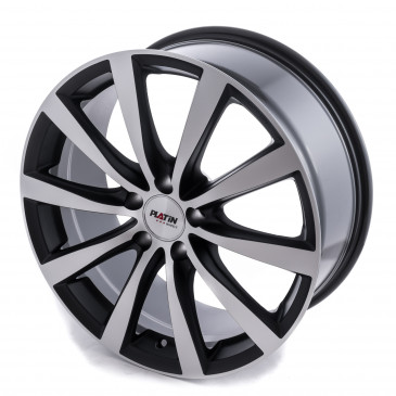 Platin Wheels P 66 schwarz poliert