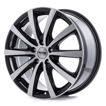 Platin Wheels P 69 schwarz poliert