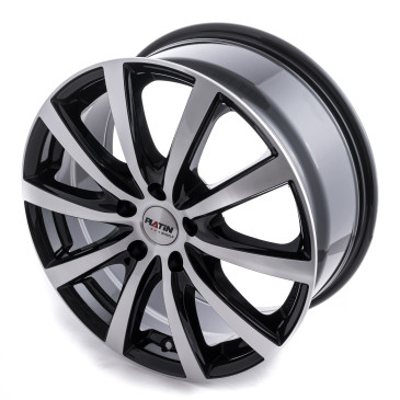 Platin Wheels P 69 schwarz poliert