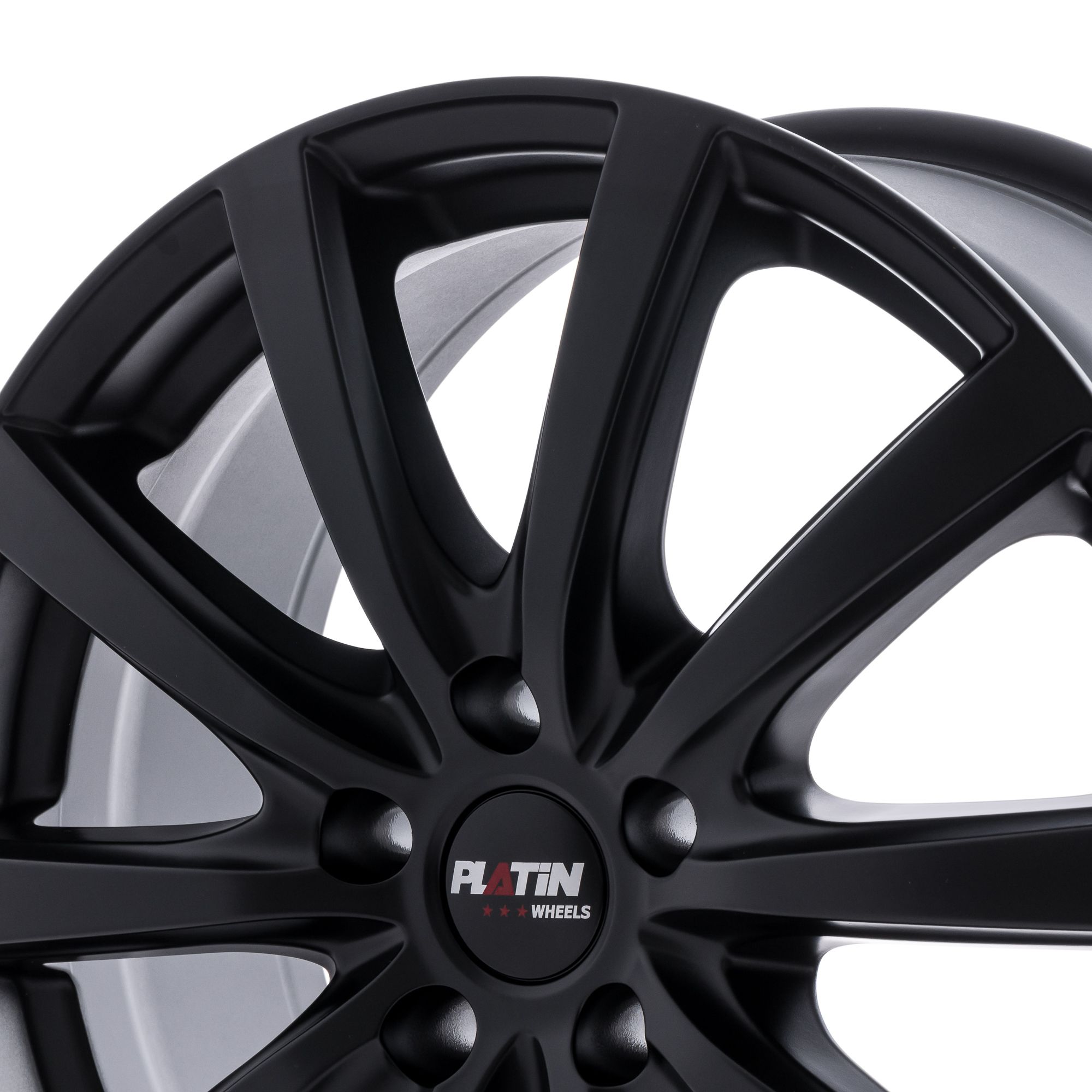 Platin Wheels P 69 Felgen schwarz matt ( schwarz schwarz) in 18 Zoll ...