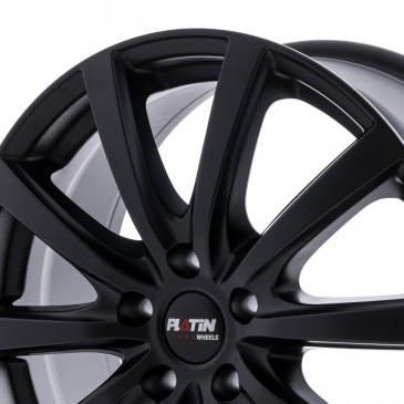 Platin Wheels P 69 schwarz matt