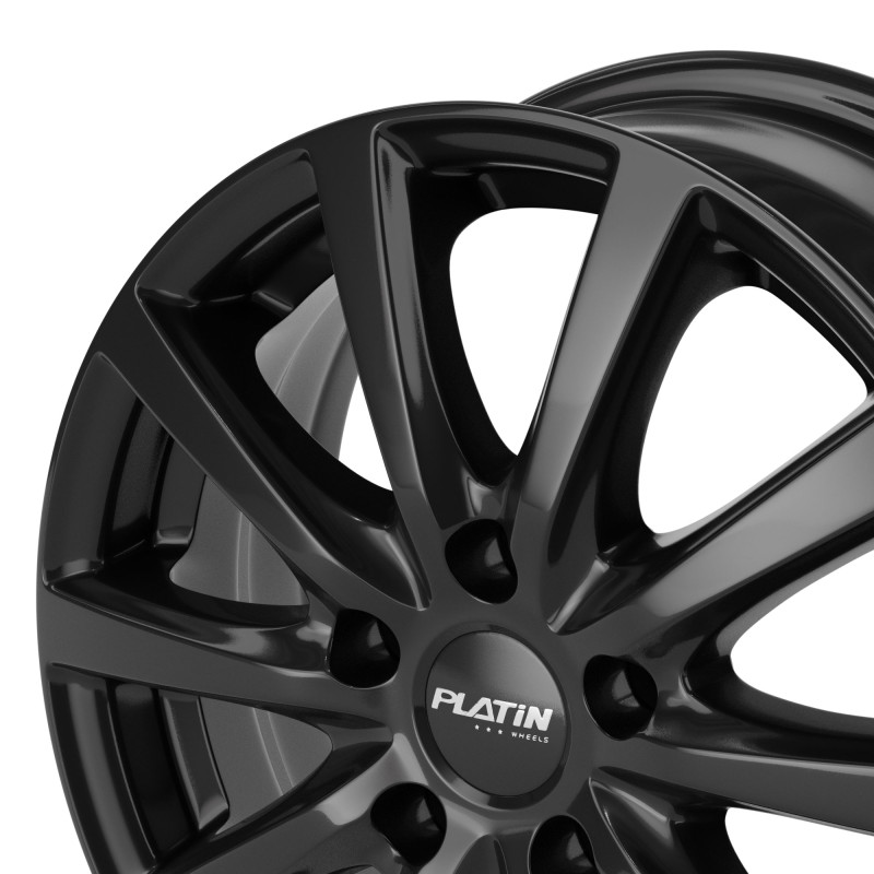 Platin Wheels P 69 black shiny