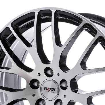 Platin Wheels P 70 schwarz poliert