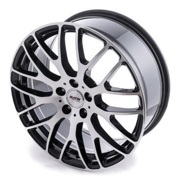 Platin Wheels P 70 schwarz poliert