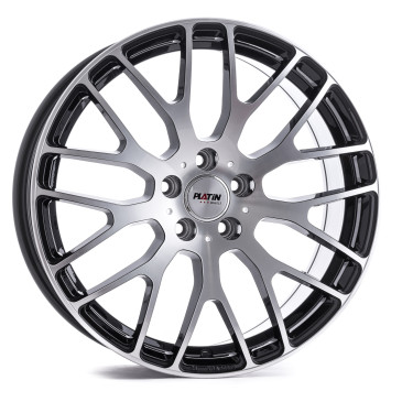 Platin Wheels P 70 schwarz poliert